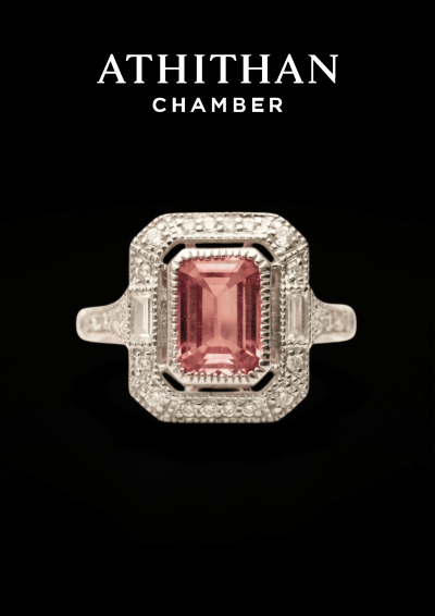 PRINCESS ASTRID Padparadscha Sapphire Ring