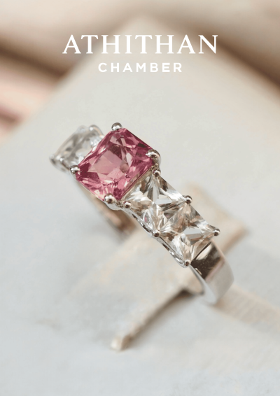 Padparadscha Sapphire Ring Padparadscha Sapphire Ring