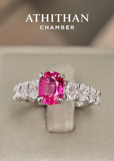 Pink Spinel Ring