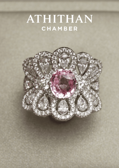 Padparadscha Sapphire Ring Padparadscha Sapphire Ring