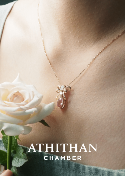 FOUNTAIN OF YOUTH Padparadscha Sapphire Pendant FOUNTAIN OF YOUTH Padparadscha Sapphire Pendant