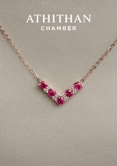 Ruby Pendant Necklace