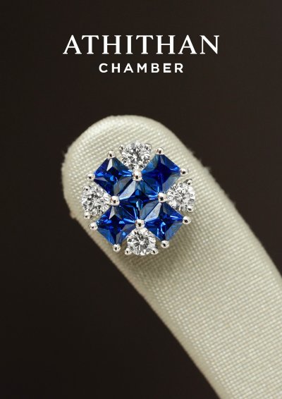 ROYAL BLUE Sapphire Earrings