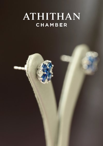 ROYAL BLUE Sapphire Earrings