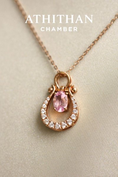 SUNRISE PADPARADSCHA Sapphire Pendant