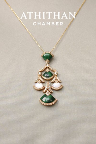 Malachite & Mother of Pearl Pendant