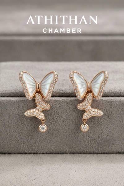 WHISPERING WINGS - Mother of Pearl Earrings (พรีออเดอร์ 45 วัน)