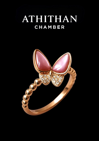 Mother of Pearl SERENADE OF BUTTERFLY Ring Mother of Pearl SERENADE OF BUTTERFLY Ring