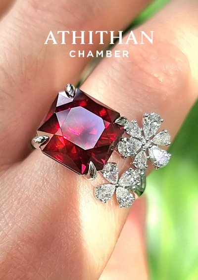 Red Garnet Ring