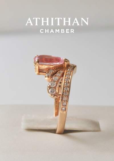 JUBILEE CROWN Padparadscha Sapphire Ring