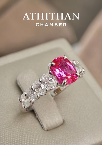 Pink Spinel Ring