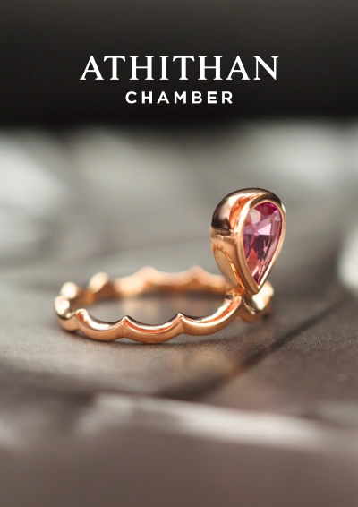 MY CROWN Padparadscha Sapphire Ring