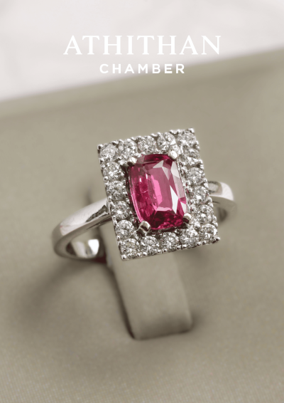 Padparadscha Sapphire Ring Padparadscha Sapphire Ring