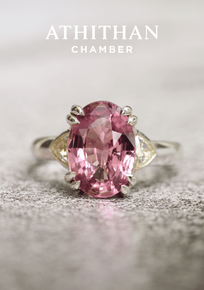 Padparadscha Sapphire Ring Padparadscha Sapphire Ring