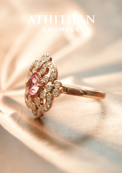 Padparadscha Sapphire Ring Padparadscha Sapphire Ring