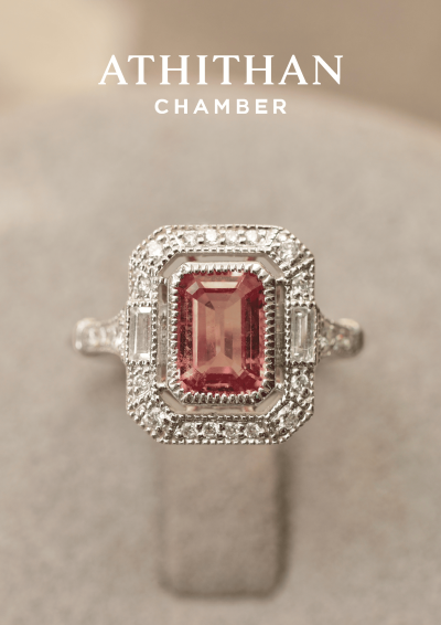 PRINCESS ASTRID Padparadscha Sapphire Ring