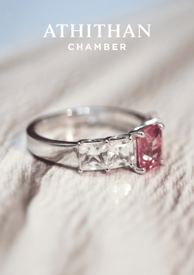 Padparadscha Sapphire Ring Padparadscha Sapphire Ring