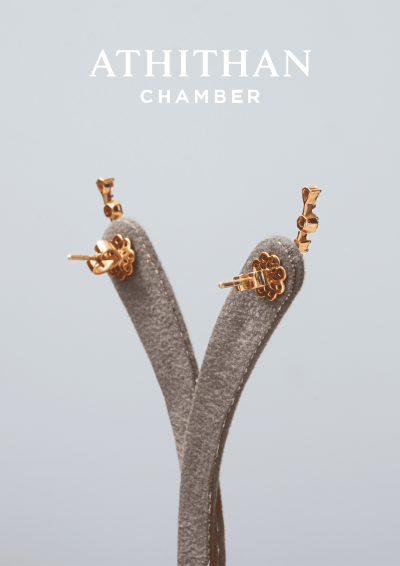 Padparadscha Sapphire Earring