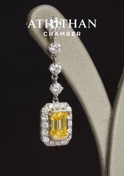 Yellow Sapphire Earrings