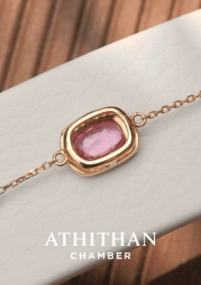 Padparadscha Sapphire Bracelet Padparadscha Sapphire Bracelet