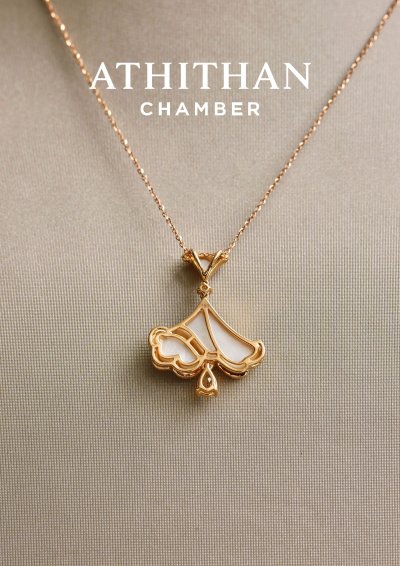 Yellow Sapphire & Mother of Pearl Necklace
