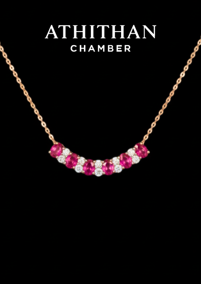 Ruby Pendant Necklace