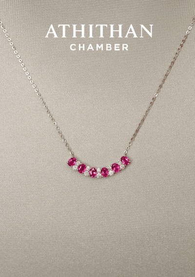 Ruby Pendant Necklace