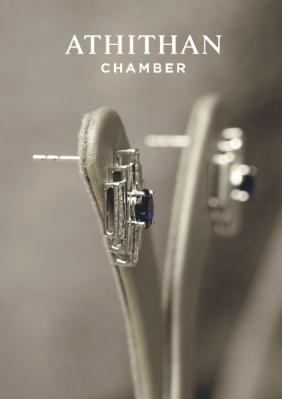 Blue Sapphire Earring