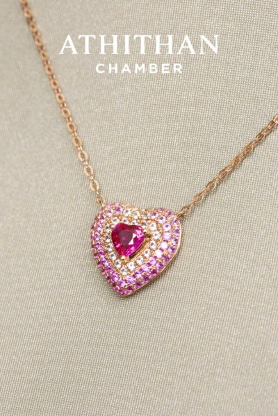 VIVID HEART RUBY Necklace