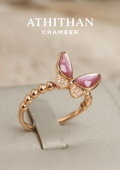 Mother of Pearl SERENADE OF BUTTERFLY Ring Mother of Pearl SERENADE OF BUTTERFLY Ring