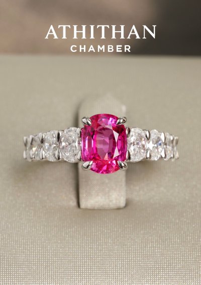 Pink Spinel Ring