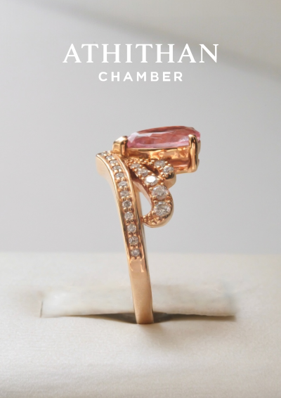 JUBILEE CROWN Padparadscha Sapphire Ring