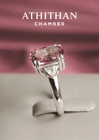 Padparadscha Sapphire Ring