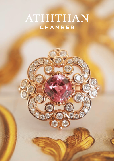 Padparadscha Sapphire Ring