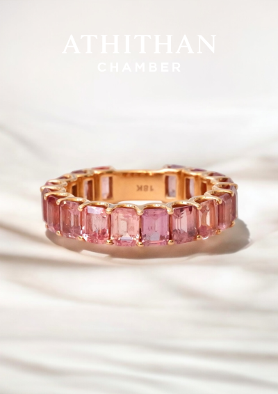 ETERNAL RING Padparadscha Sapphire Ring ETERNAL RING Padparadscha Sapphire Ring
