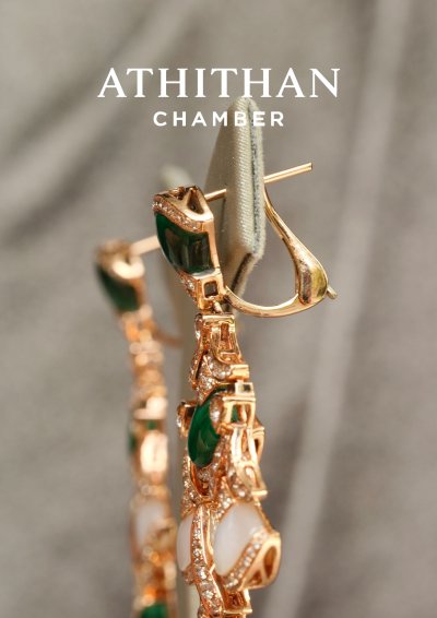 Malachite & Mother of Pearl Earrings