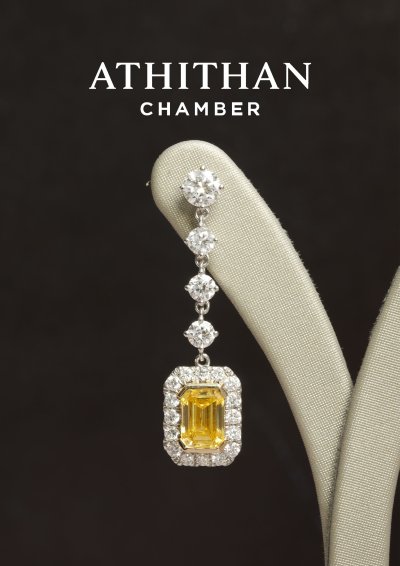 Yellow Sapphire Earrings