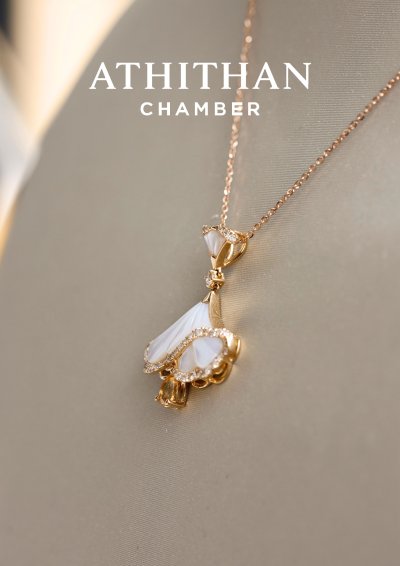 Yellow Sapphire & Mother of Pearl Necklace
