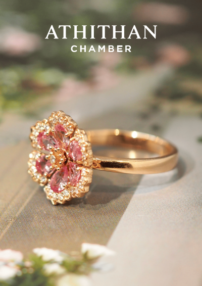 DIANTHUS Padparadscha Sapphire Ring