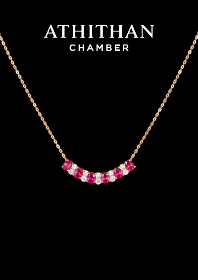 Ruby Pendant Necklace