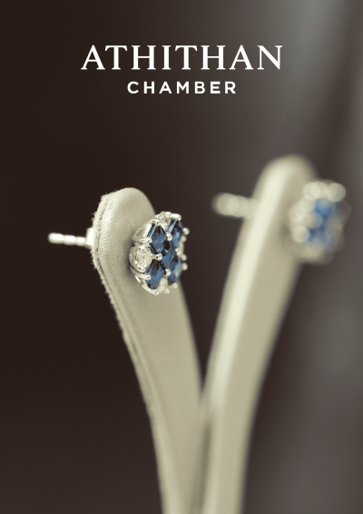 Blue Sapphire Earring