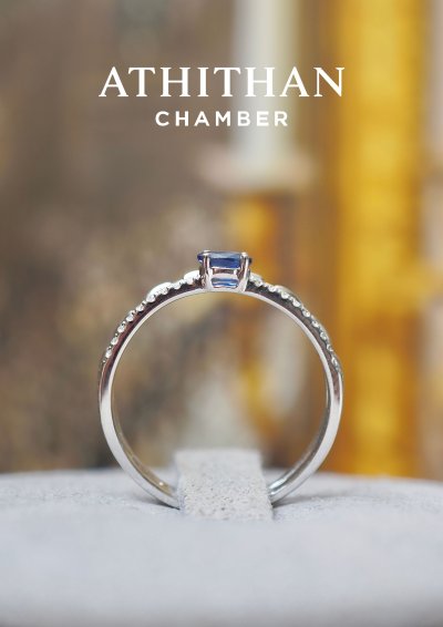 Royal Blue Sapphire FOREVER BOND Ring Royal Blue Sapphire FOREVER BOND Ring