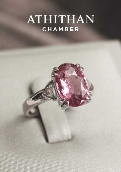 Padparadscha Sapphire Ring