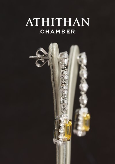 Yellow Sapphire Earrings