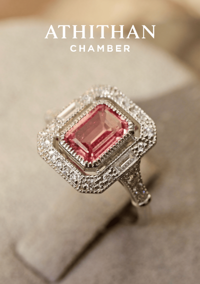 PRINCESS ASTRID Padparadscha Sapphire Ring