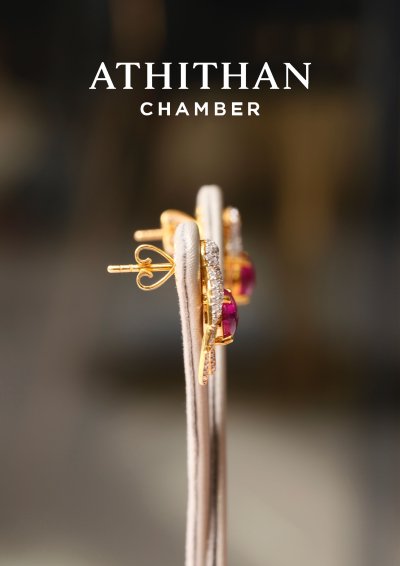 SONGBIRDS :  Guardians of The Jewels | Ruby Earrings
