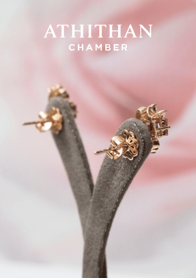 CROWN JEWELS Padparadscha Sapphire Earring