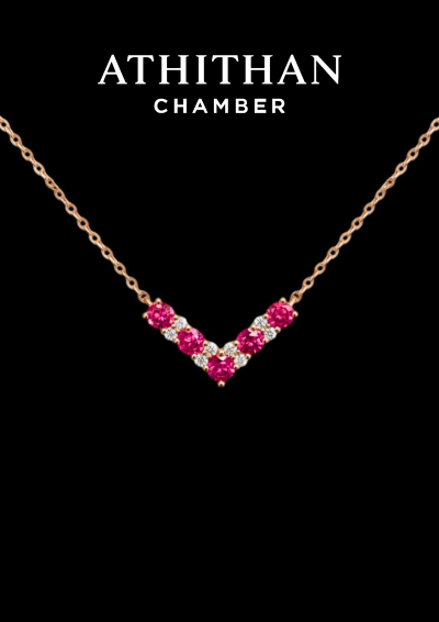 Ruby Pendant Necklace