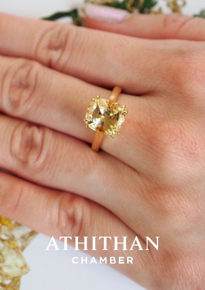 Yellow Sapphire Ring