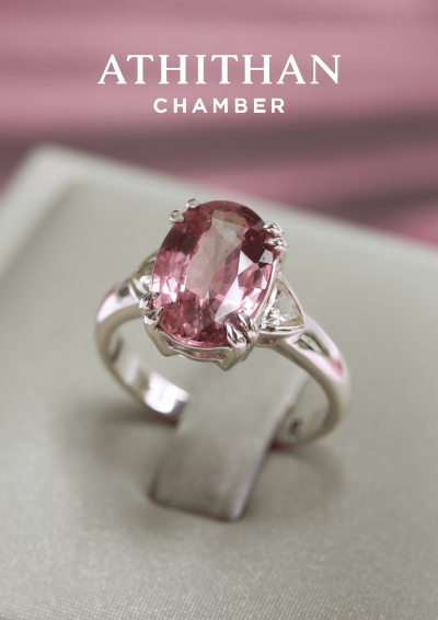 Padparadscha Sapphire Ring Padparadscha Sapphire Ring